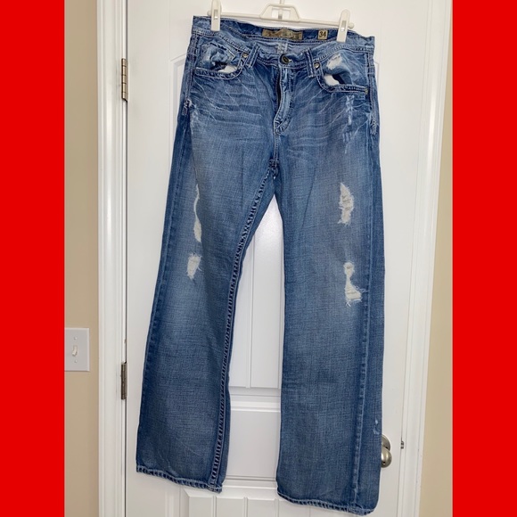 Men’s 34x34 BKE Derek Distressed Jeans - Picture 10 of 10
